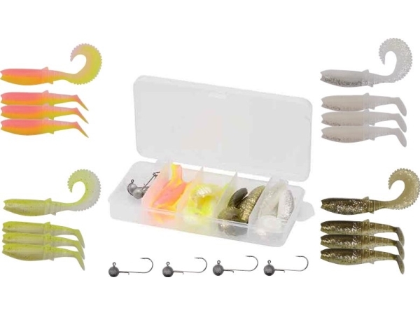 Savage Gear Cannibal Box Kit M (57615) 20 st | Utomhus - Fiskeredskap - Tillbehör | GameStuff