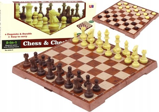 Leantoys Strategiespiel Schach Dame 2In1 Brett