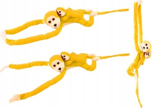 Leantoys Plys Baby Abe Gul 90 Cm Maskot