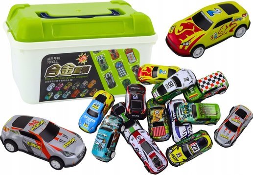 Leantoys Toy Tracks Im Tragekoffer 30 Stück Autos