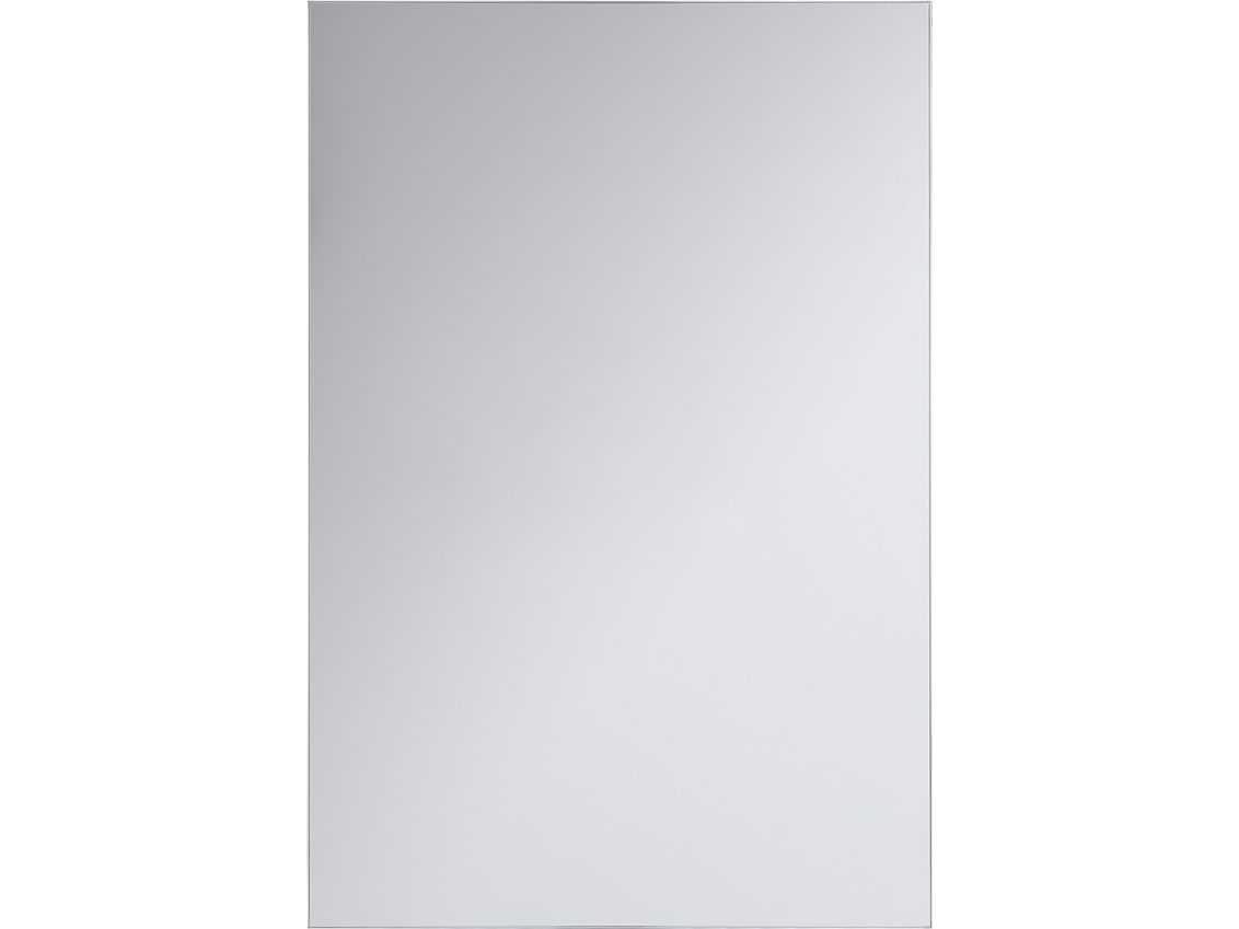 Shumee Badezimmer Wandschrank Mit Spiegel 40 X 60 Cm Weiß Primavera