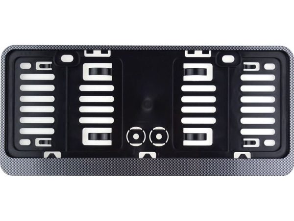 UTAL monteringsramme til nummerplade - kort carbon (usa)