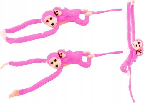Leantoys Plys Baby Abe Maskot Pink 90 Cm