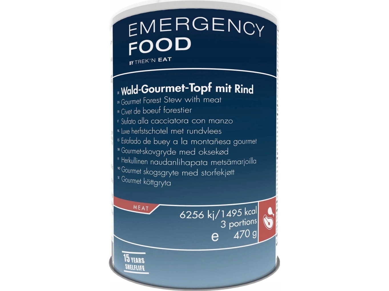 Trek N Eat Emergency Line Waldgulasch Mit Fleisch, 470 G