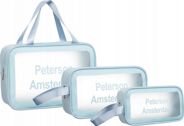 Peterson set med tre vattentäta necessärer Peterson NoSize | Hälsa - Tillbehör - Toalettväskor | GameStuff