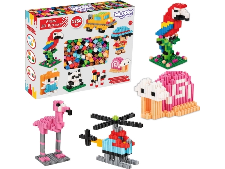 Woopie WOOPIE 3D PIXEL rakennuspalikat 1750 el.
