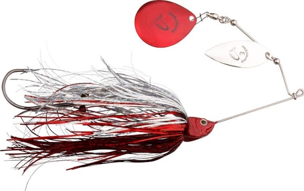 Savage Gear DaBush Spinnerbait 42g #4 Red Silver Flash (43641) | Utomhus - Fiskeredskap - Drag | GameStuff