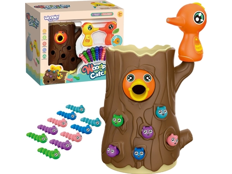 WOOPIE magnetiskt spelset fånga insekter (2 kranar + 10 insekter) | Leksaker - Konstruktions leksaker - Magnet konstruktion | GameStuff