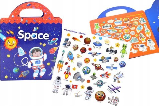 Leantoys Educational Stickers Kosmos Lernen Englisch Buch