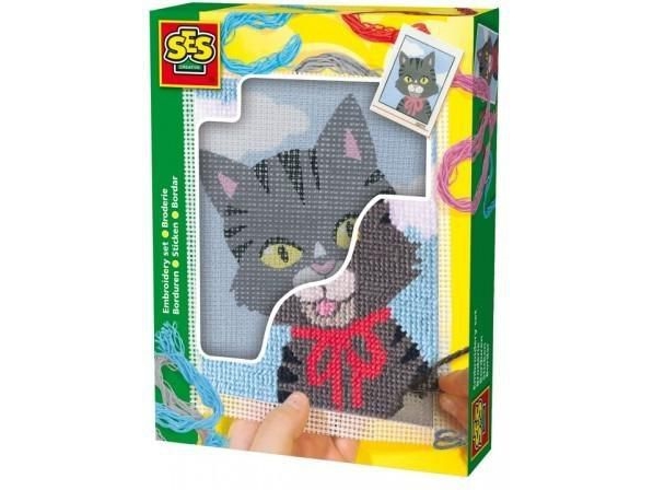 SES-kirjontaohjelma tarvikkeineen - Cat - 192404