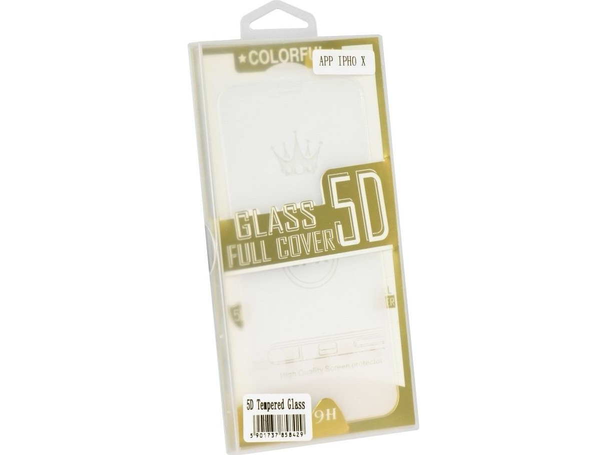 Partner Tele.Com 5D Fuld Lim Hærdet Glas - Til Iphone X / Xs / 11 Pro Transparent