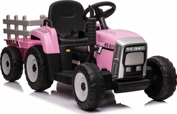Import SUPER-TOYS SUPER TRAKTOR BLOW - ACCUMULATOR MED TRADER, SMOOTH WHEELS, SMOOTH SEAT, PILOT/XMX611