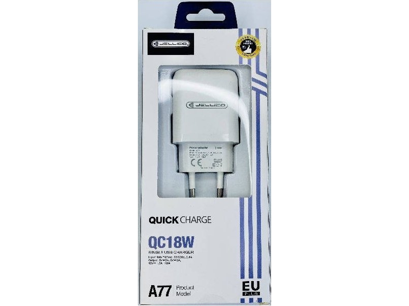 Jellico Netzladegerät Jellico A77 18W Usb3.0 Weiß