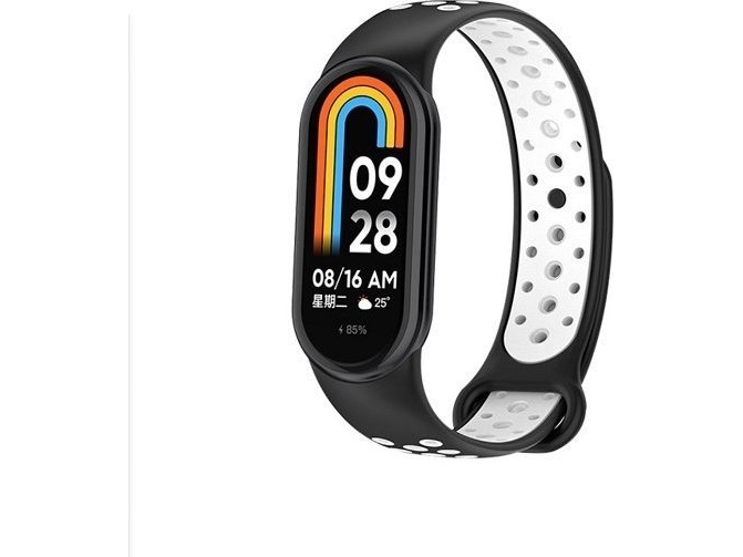 Beline Beline Mi Band 8 Design Schwarz/Weiß /Schwarz-Weiß