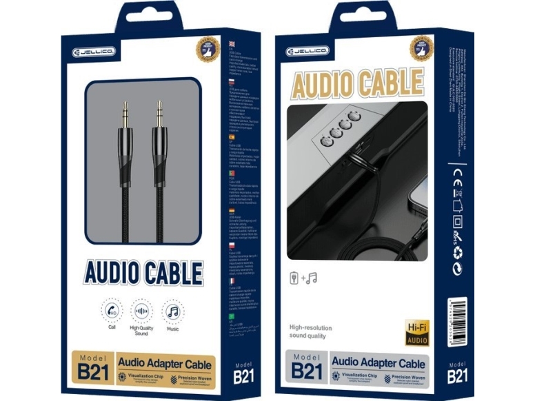 Jellico Jack 3,5 Mm – Jack 3,5 Mm 1,2 M Sort