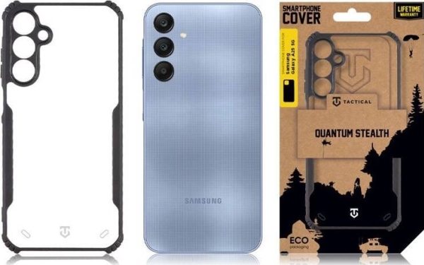 Tactical Quantum Stealth Cover For Samsung Galaxy A25 5G Clear/Black Standard