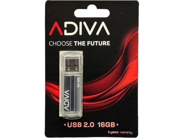 Adiva Usb 2.0 Pendrive 16Gb Adiva 0254