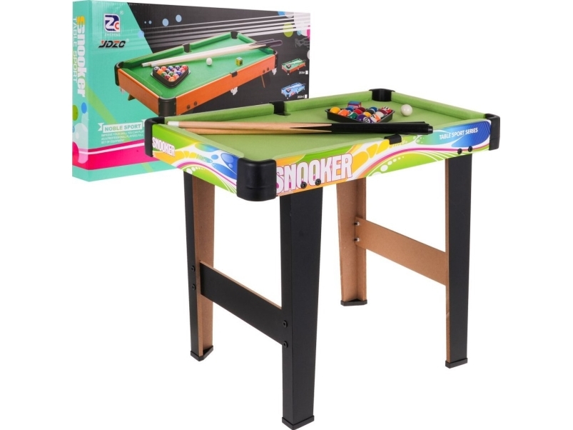 TRITON Biljardbord för barn 8+ MDF + 16 bollar + 2 köer + tillbehör | Leksaker - Spel - Spelbord | GameStuff