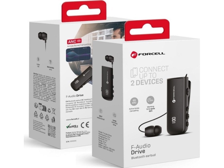 Forcell Hovedtelefoner Forcell F-Audio Trådløs / Bluetooth Hovedtelefon Drive Earbud