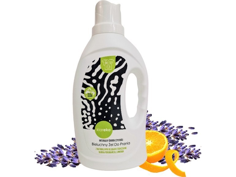 Klareko Klareko, Whitening Washing Gel, Sweet Orange Lavender, 1000Ml