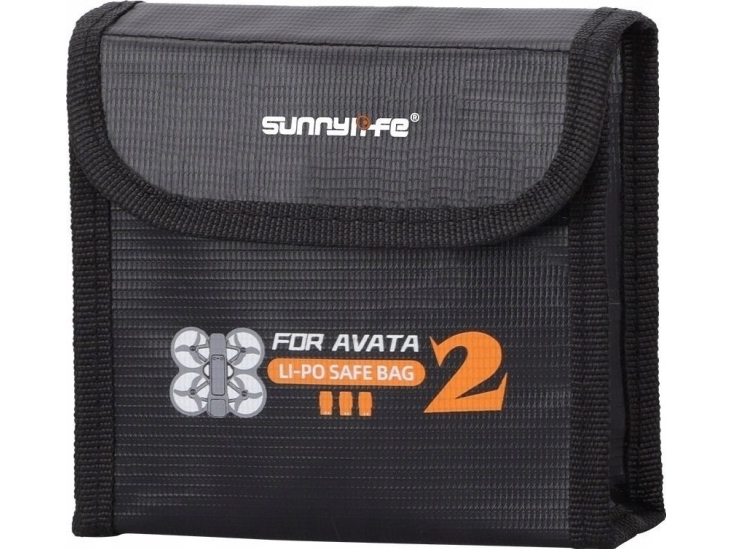 Sunnylife Tasche Für 3X Akku Für Dji Avata 2 Drohne Feuerfest / At2-Dc783-3