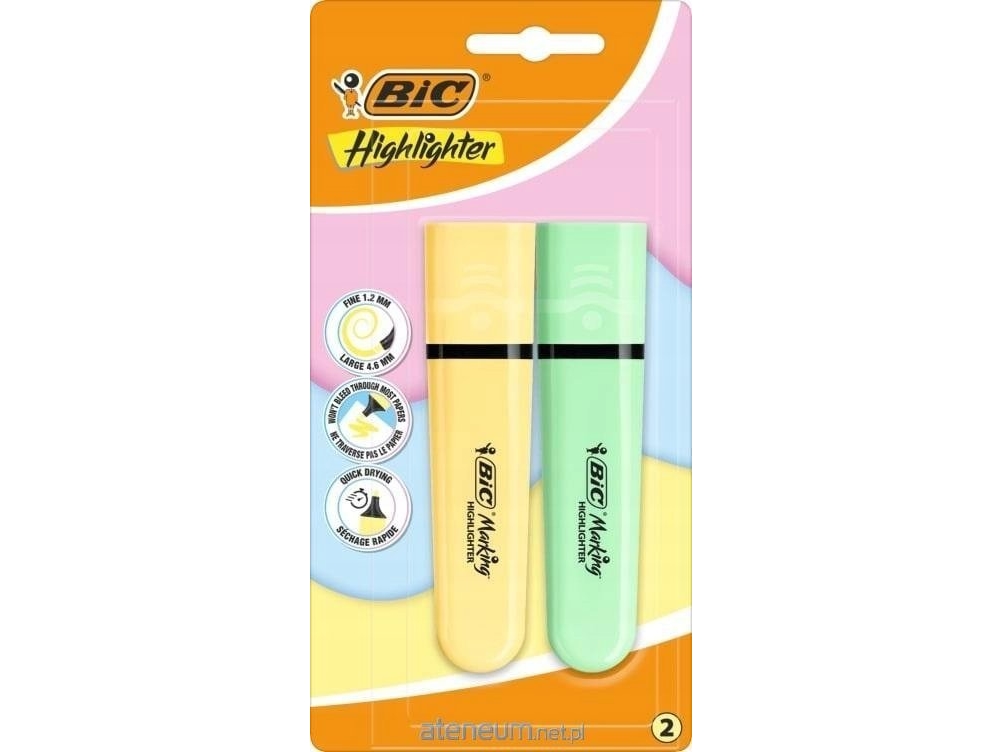 Bic Scope 2Kol Pastel Bc B/C