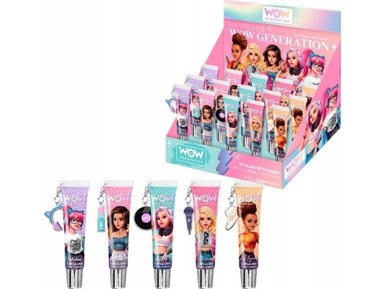 Lip Gloss Med Wow 00012 Børnehalskæde (Mix) Pris Pr. 1 Stk.