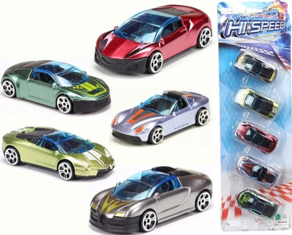 Dromader sportsbil 5 stk i blister 1323195