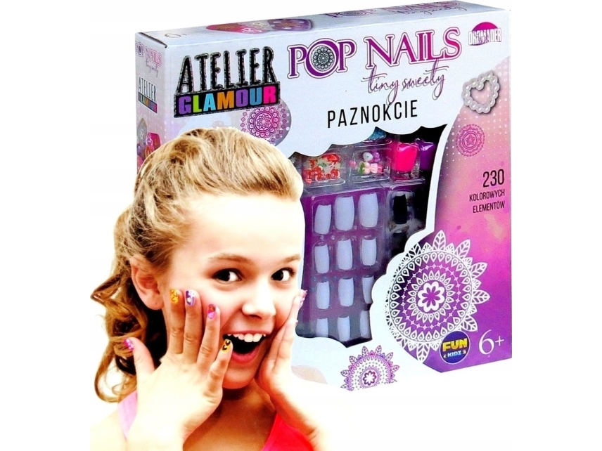 Dromader Atelier Glamour Nails 02994 | Smink - Sminktillbehör - Smink för barn | GameStuff