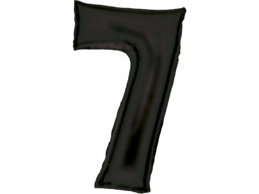 AMSCAN Folieballong nummer 7 satin svart 86cm N34 förpackad 9917309 | Utomhus - Väskor & Resväskor - Väskor för barn | GameStuff