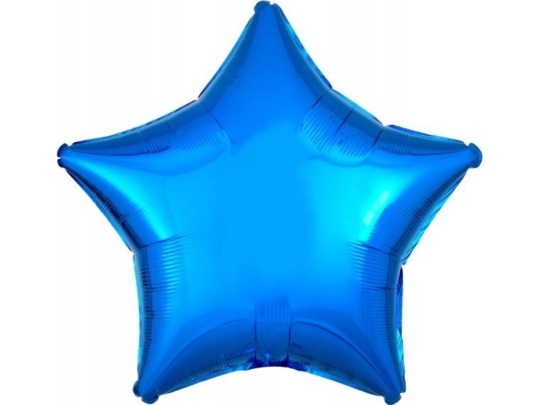 Amscan Metallische Blaue Stern-Folienballon 48 Cm 9914070