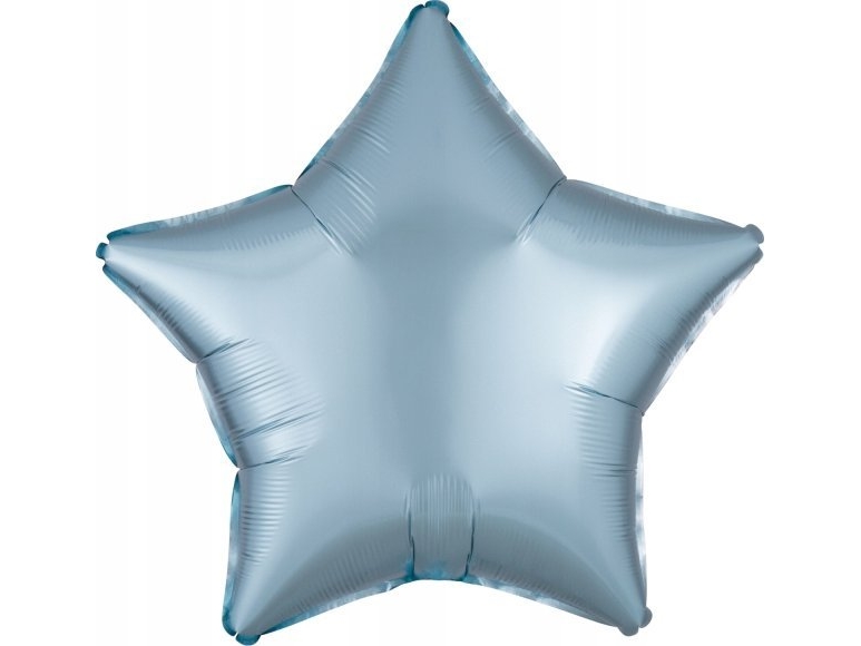 AMSCAN folieballong Lustre pastellblå stjärna 48 cm (9914118) | Skola & Hobby - Festdekorera - Ballonger | GameStuff