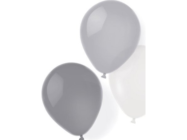 Sølv Dream Latexballoner 25,4 Cm / 10" 8 Stk 9904899