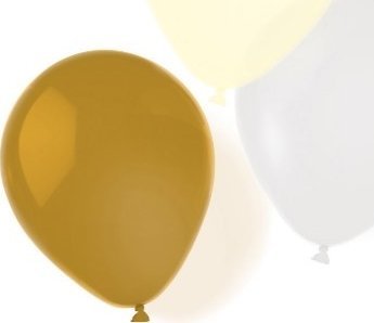 Amscan 8 Gold Brush Latexballons 25,4Cm / 10" 8 Stück 9904898