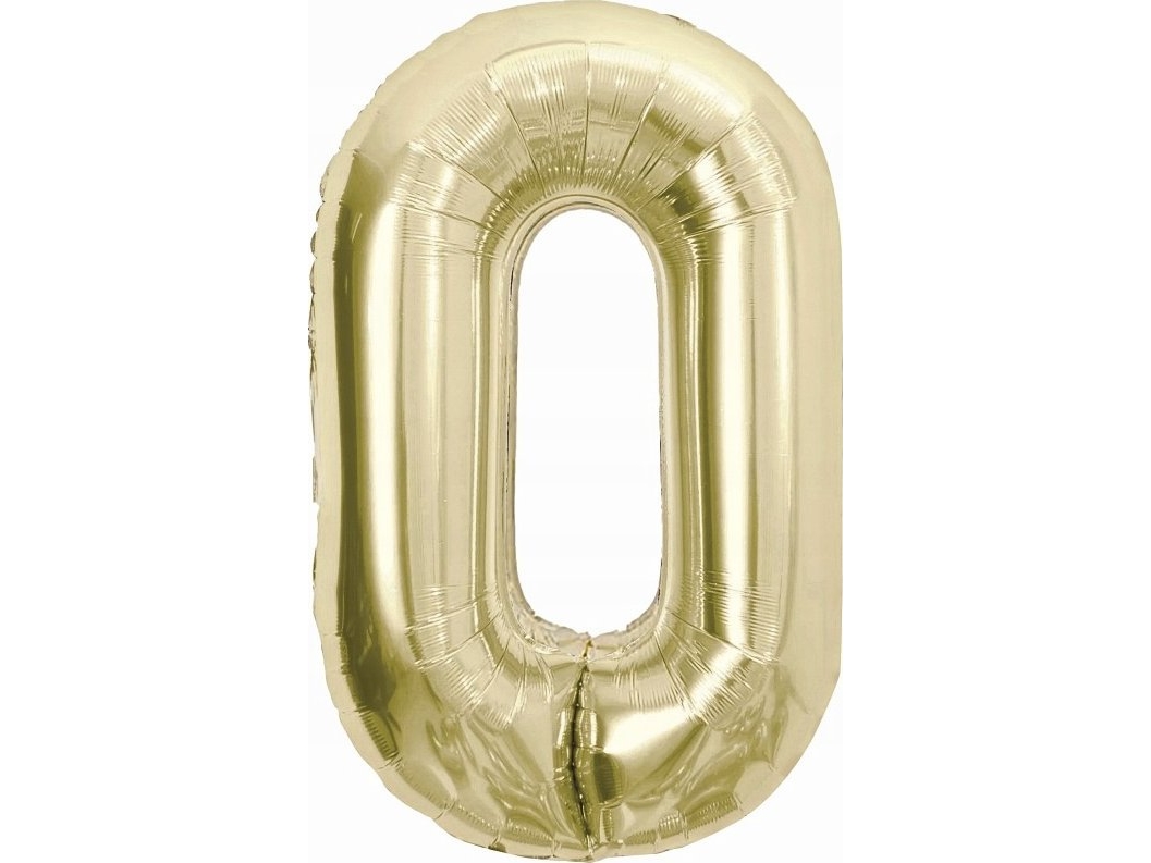 Godan Balon Foliowy B&Ampc Cyfra 0 Szampańska 85 Cm Aa