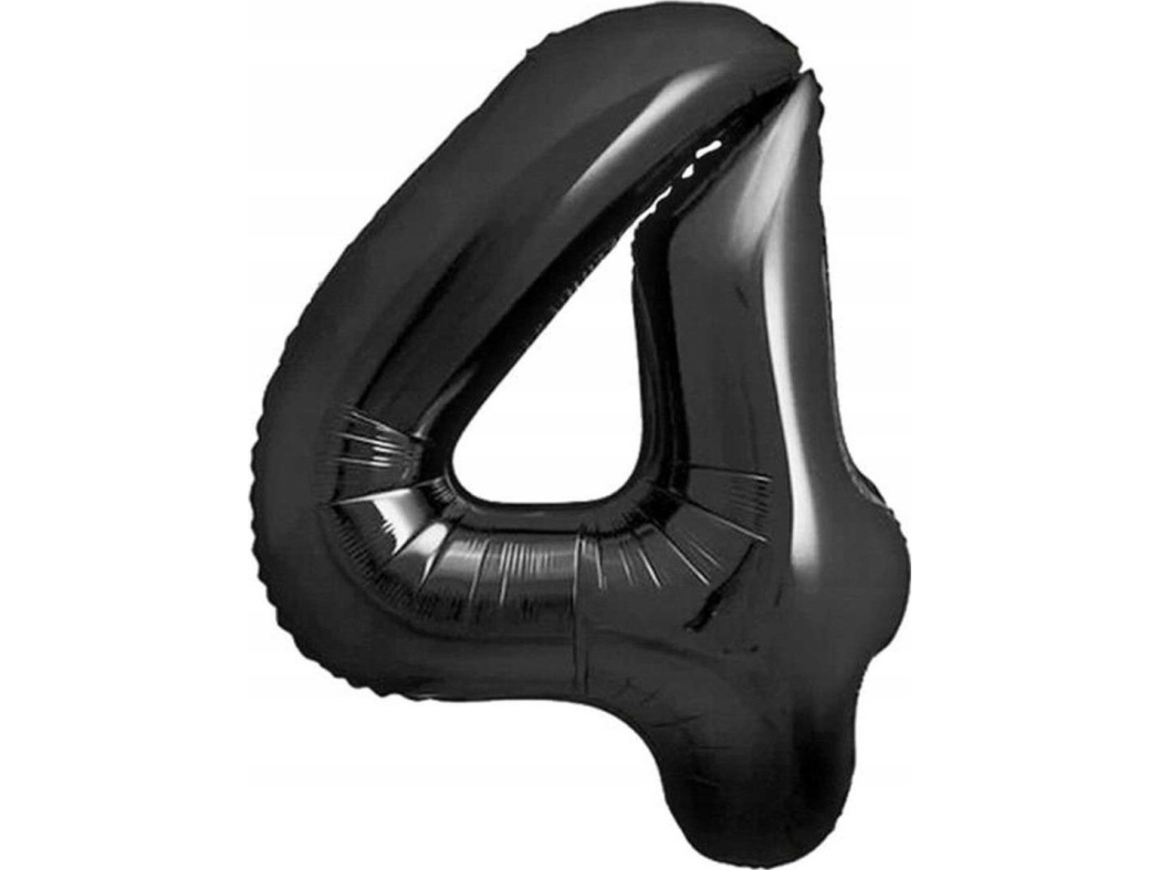 Godan B&Amp C Folieballon Nummer 4 Mat Sort 85 Cm