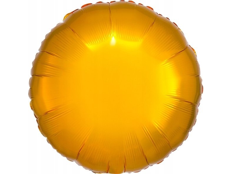 Amscan Balon Foliowy Metalik Złoty Okrągły 43Cm 9914074