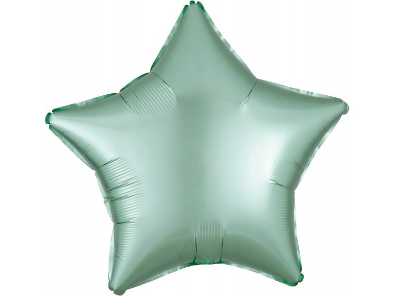 AMSCAN folieballong Lustre Mint Green stjärna 48 cm 9914109 | Skola & Hobby - Festdekorera - Ballonger | GameStuff