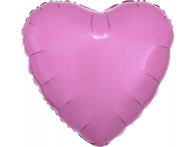 Amscan Folienballon Metallisch Rosa Herz 43 Cm, Lose 9914081-92