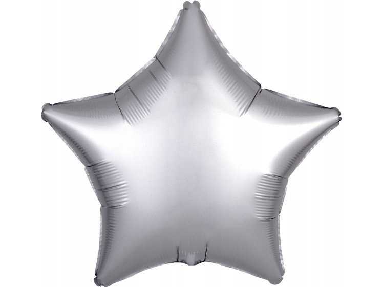 Amscan Folienballon Spiegel Silber Stern 48 Cm Lose 9914127-92