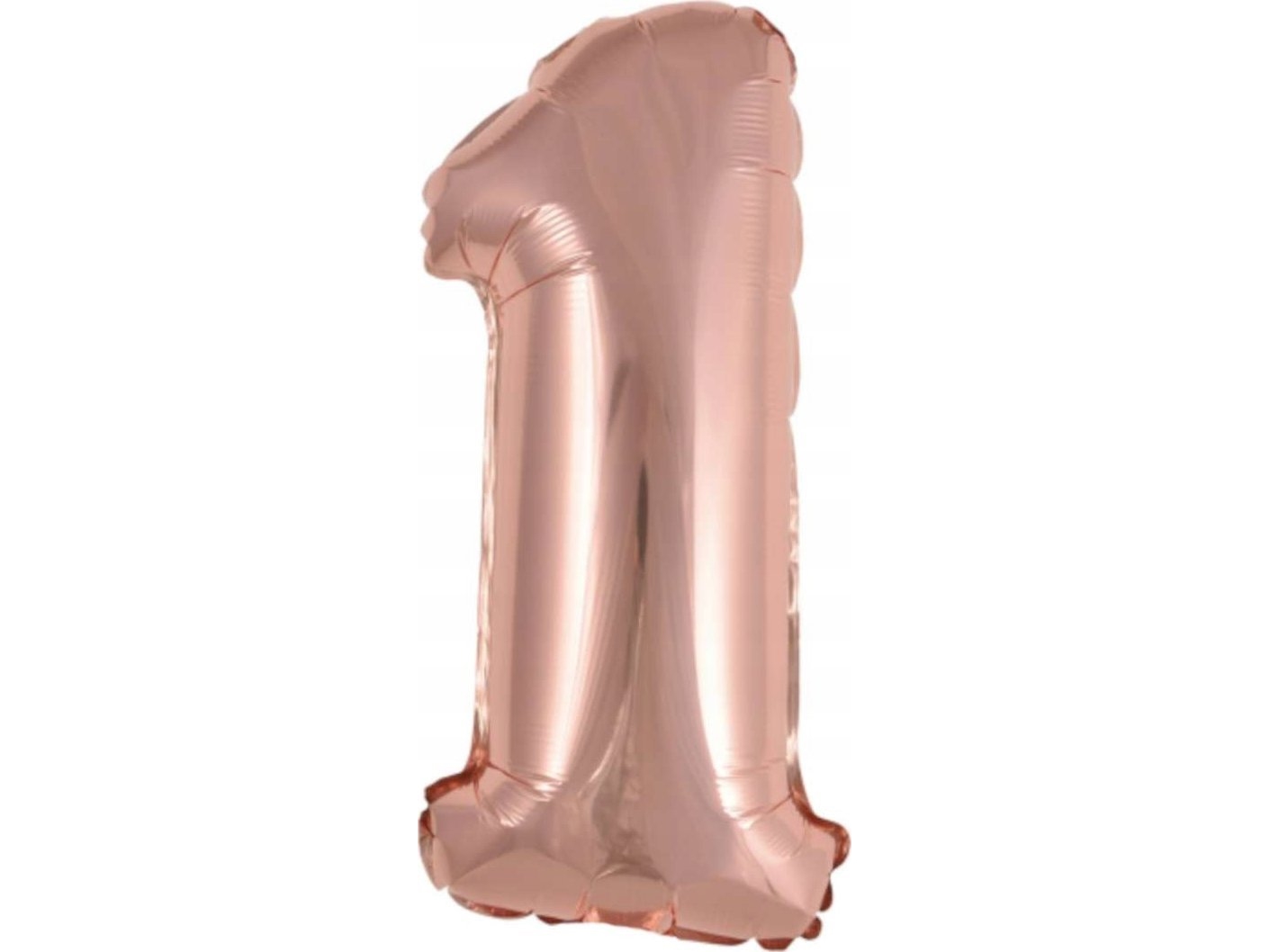 AMSCAN Folieballon mini nummer 1 pink guld 19,5x40cm 9909689