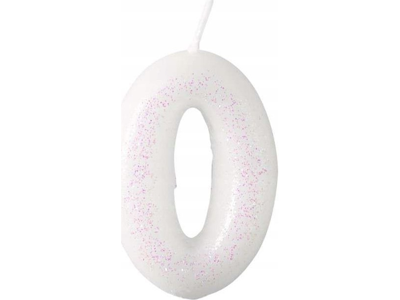 AMSCAN sifferljus 0 m blankt 9904375 | Skola & Hobby - Festdekorera - Tårtljus | GameStuff