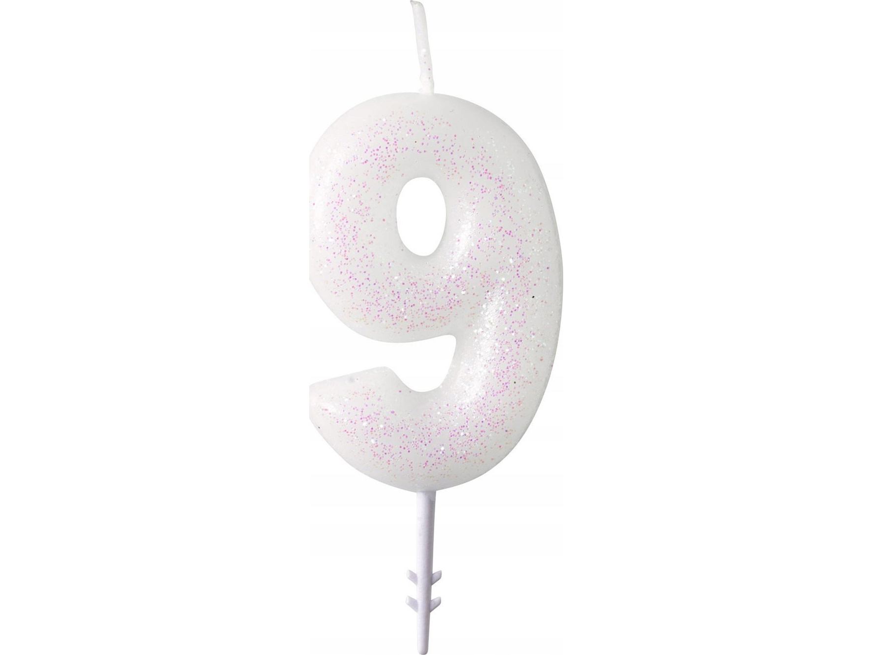 AMSCAN Glittrande siffer 9 m 9904384 | Skola & Hobby - Festdekorera - Tårtljus | GameStuff
