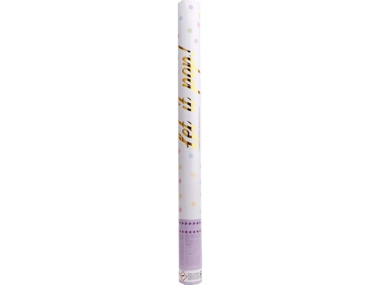 Cannon Konfetti Flerfarvet Pastel Runde Papir 60 Cm 9916474