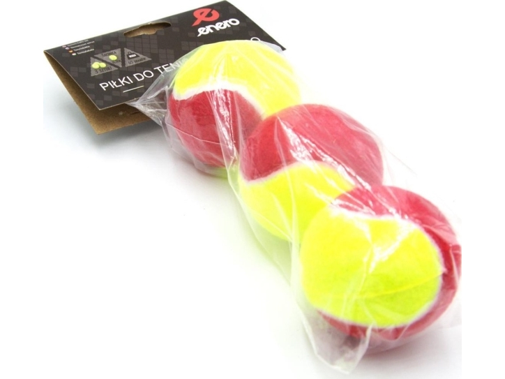 Enero tennisbolde til grustennis 3 stk farve