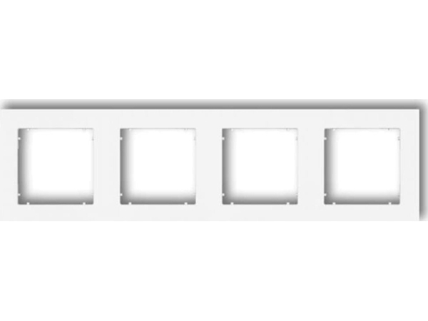 Karlik Universalramme firedobbelt Karlik Mini 25MR-4 i plast hvid mat