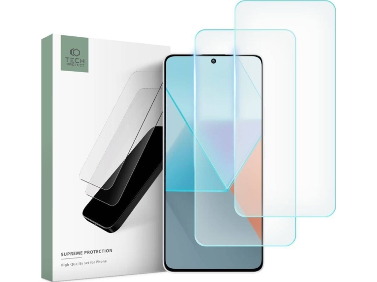 Tech Protect Szko Hartowane Tech Protect Supreme Xiaomi Redmi Note 13 / 13 Pro / 4g / 5g Clear