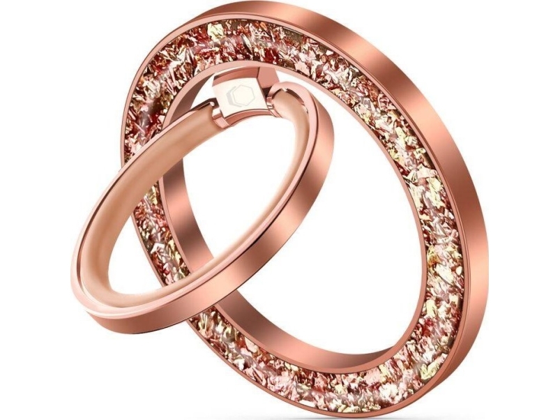 Tech-Protect MMR200 magnethållare/ring med MagSafe - rosa med kristaller | Bilvård & Biltillbehör - HiFi för bilar - Hifi Tillbehör | GameStuff