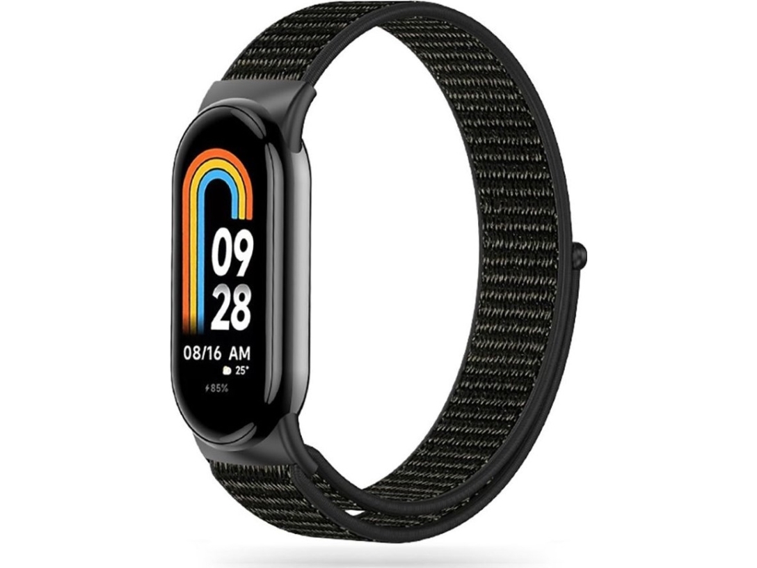 Pasek Tech-Protect Nylon Na Xiaomi Smart Band 8 / 8 Nfc - Czarny