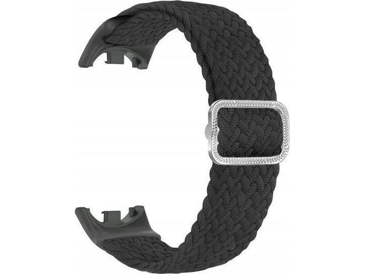 Beline Beline Mi Band 8 Nylonband Schwarz/Schwarz